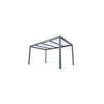 Carport autoportant aluminium gris ral 7016 cosmeo 3 x 5 m alumin'home Carport autoportant aluminium gris ral 7016 cosmeo 3 x 5 m alumin'home