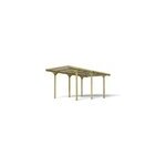 Carport en bois toit plat jean cerland