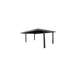 Carport double en aluminium actual green outside 5, 15 x 6 m Carport double en aluminium actual green outside 5, 15 x 6 m