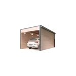 Carport simple en bois design 3 x 5 m