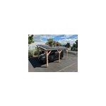 Carport solaire avec panneaux photovoltaques design 3000 ultrawatt