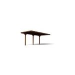 Carport victor adossable autoclav marron