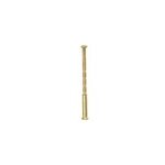 2 vis relieuses sectionnables acier 7 mm h. 7 x l. 60 mm dor