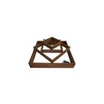 Carr� potager bois lot de 4 pi�ces 80x80 cm