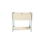 Carré potager bois et zinc galva 78 x 36 x h. 72 cm Carré potager bois et zinc galva 78 x 36 x h. 72 cm