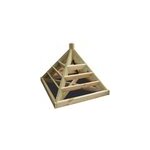 Carré potager pyramide maya en bois 80l traitement autoclave cl3 Carré potager pyramide maya en bois 80l traitement autoclave cl3