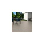Carrelage sol ext�rieur en gr�s c�rame �maill� effet b�ton gris perle l. 30 x l. 60 x �p. 0. 9cm bauha ...