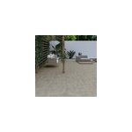 Carrelage sol ext�rieur en gr�s c�rame �maill� effet b�ton gris perle l. 60 x l. 60 x �p. 0. 9cm bauha ...