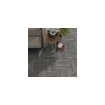 Carrelage sol ext�rieur en gr�s c�rame �maill� effet ch�ne anthracite l. 45 x l. 45 x 0. 95 cm deckland ...