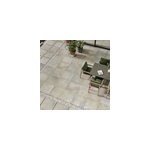 Carrelage sol ext�rieur en gr�s c�rame �maill� effet pierre taupe l. 60 x l. 60 x �p. 2 cm goodhome arina ...