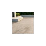 Carrelage sol ext�rieur en gr�s c�rame �maill� effet travertin beige fonc� l. 60 x l. 60 x �p. 0. 74 ...