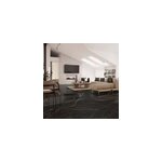 Carrelage sol et mur int�rieur en gr�s c�rame effet marbre noir poli l. 120 x l. 60 cm x �p. 9 mm, fiordo ...