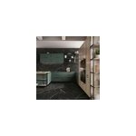 Carrelage sol et mur int�rieur en gr�s c�rame effet marbre noir poli l. 60 x l. 60 cm x �p. 9 mm, tresor ...