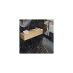 Carrelage sol et mur intérieur grès cérame émaillé noir et or effet marbre l. 120 x l. 60 cm x ep. 9mm ... Carrelage sol et mur intérieur grès cérame émaillé noir et or effet marbre l. 120 x l. 60 cm x ep. 9mm ...