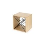 Casier pour rangement 12 bouteilles l. 30 cm bois et mtal