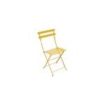 Chaise de jardin pliante fermob bistro en métal - coloris miel - hauteur 83 cm Chaise de jardin pliante fermob bistro en métal - coloris miel - hauteur 83 cm