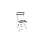 Chaise de jardin pliante fermob bistro en métal - coloris vert cactus - hauteur 82 cm Chaise de jardin pliante fermob bistro en métal - coloris vert cactus - hauteur 82 cm