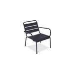 Chaise de jardin relax brooklyn anthracite solys
