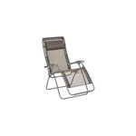 Chaise de jardin rsxa clip & housse serviette marron lafuma Chaise de jardin rsxa clip & housse serviette marron lafuma