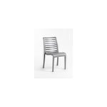 Chaise de jardin slat grosfillex l. 53 x p. 58 x h. 88 cm gris platinium