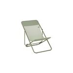Chaise longue maxi transat colorblock batyline iso coloris moss