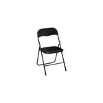 Chaise pliante 5five h. 79, 5 cm mtal noir