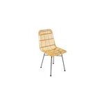 Chaise de table kubu atmosphera h. 88 cm en rotin Chaise de table kubu atmosphera h. 88 cm en rotin