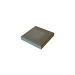 Chapeau de pilier plat 25 x 25 cm gris Chapeau de pilier plat 25 x 25 cm gris