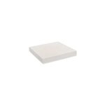 Chapeau de pilier plat blanc 50 x 50 cm sas Chapeau de pilier plat blanc 50 x 50 cm sas