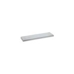 Couvre mur de mur plat finition lisse l. 100 x l. 30 x ep. 4, 5 cm gris ciment