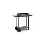 Chariot pour plancha base 60 cm en acier noir forge adour