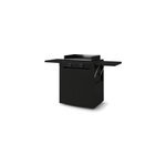 Chariot pour plancha modern 60 cm en acier noir forge adour