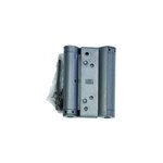 Charnière double action acier époxy gris afbat 75 mm Charnière double action acier époxy gris afbat 75 mm