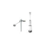 Chasse d'eau  tirette + robinet flotteur flomasta