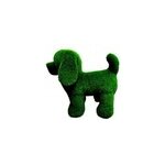 Chien debout en gazon synthtique h. 35 cm