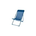 Chilienne en métal et toile goodhome joline bleu Chilienne en métal et toile goodhome joline bleu