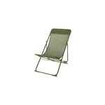Chilienne en métal et toile goodhome joline vert Chilienne en métal et toile goodhome joline vert
