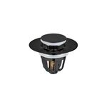 Clapet clic clac noir pour bonde de lavabo et vasque, mtk