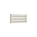 Claustras lames persienne l. 40 x l. 20 x ep. 8 cm blanc