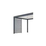 Claustra pour pergola proloisirs 3m de c�t� gris