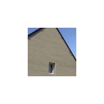 Clin pour bardage composite l. 2. 5m, blanc cannel, sylway