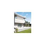 Clin pour bardage pvc casanova blanc l. 2, 4 m