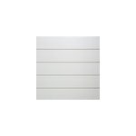 Clin pour bardage pvc casanova crme l. 2, 4 m