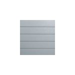 Clin pour bardage pvc casanova gris granit l. 2, 4 m