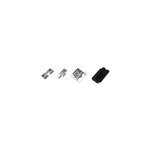 Clips de fixation acier goodhome pour lame de terrasse x200 (avec espaceurs et clips de dbut et de fin) ...