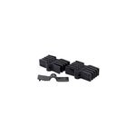 Clip de fixation brise vue nature anthracite x20