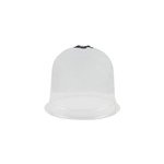 Cloche à salade petit modèle verve en polyéthylène transparent Ø25, 5 x h. 20, 5 cm Cloche à salade petit modèle verve en polyéthylène transparent Ø25, 5 x h. 20, 5 cm