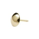 Clous tapissiers en acier plaqus en laiton 12 mm x 50