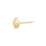 Clous tapissiers en acier plaqus en laiton 8 x 17 mm - 50 pices