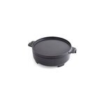 Cocotte 2 en 1 weber en fonte et acier inoxydable Cocotte 2 en 1 weber en fonte et acier inoxydable
